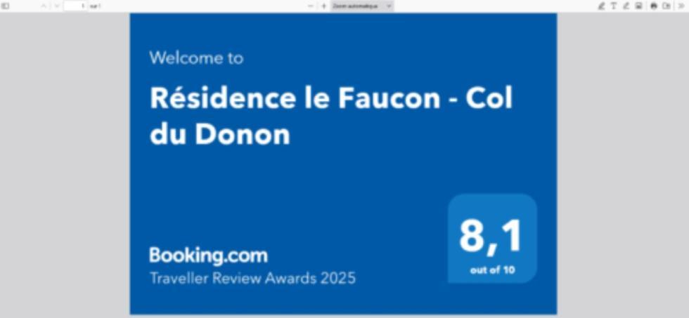 Residence Le Faucon - Col Du Donon Grandfontaine  ภายนอก รูปภาพ